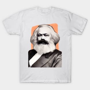 German Philosopher Karl Marx illustration T-Shirt